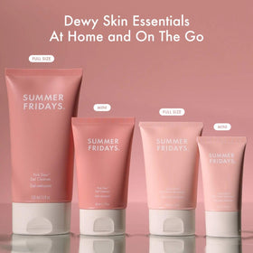 Summer Fridays bottle on bathroom counter in lifestyle setting, routine-friendly