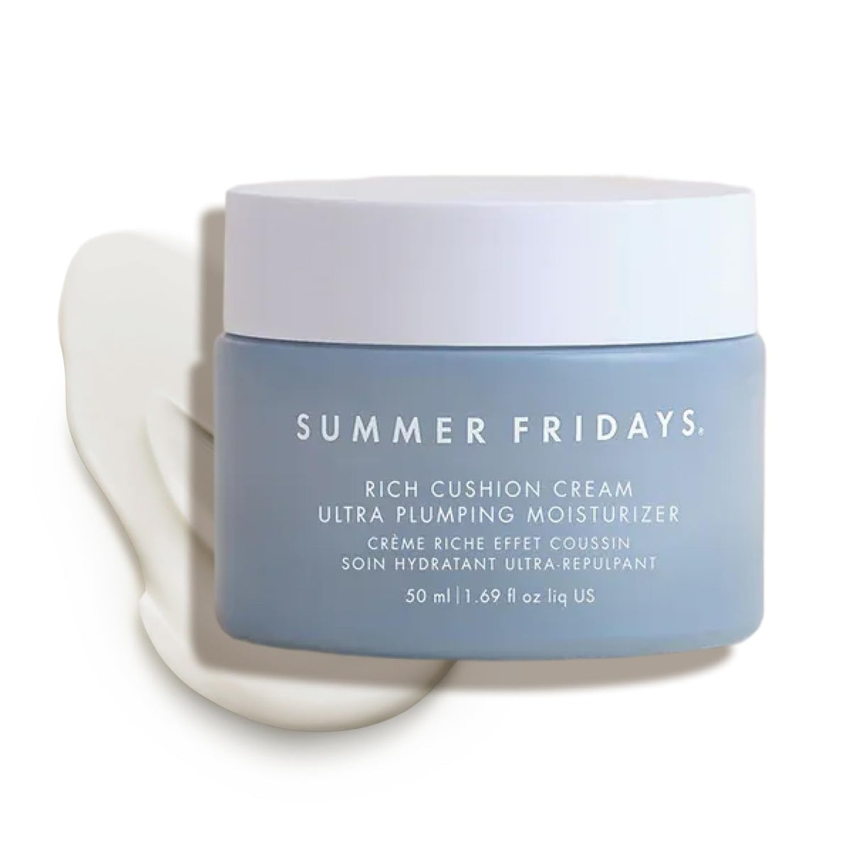 Summer Fridays jar front view showing product and brand for hydration benefits