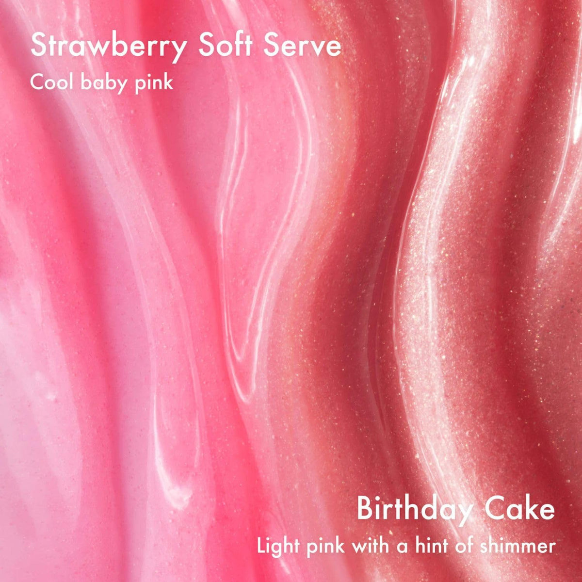 Summer Fridays Strawberry Soft Serve pot top view showing cool baby pink color