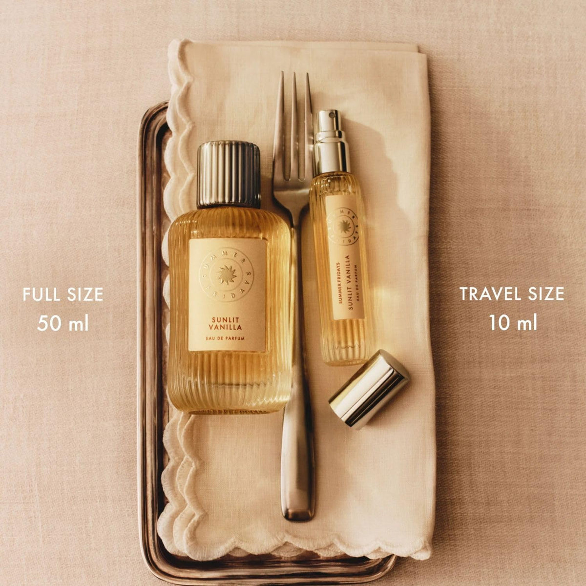 Summer Fridays label close-up highlighting scent name and premium finish