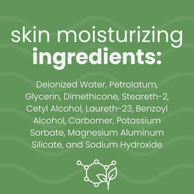 Summers Laboratories Moisture-All applied to hands to show fast absorption benefit