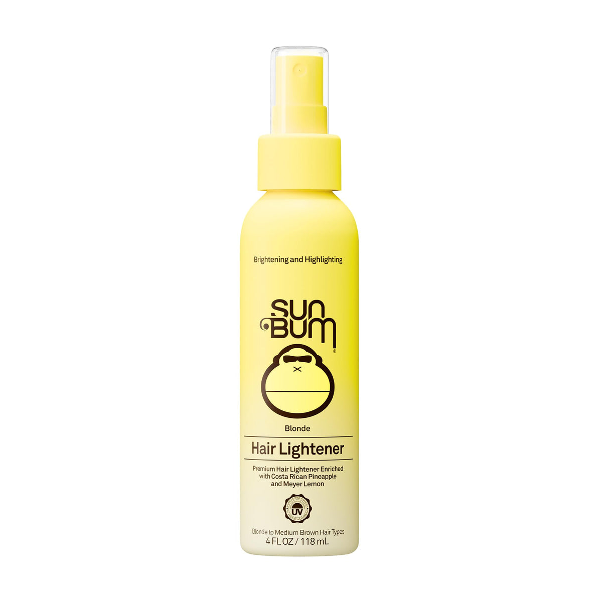 Sun Bum front packaging bottle showing ingredients and benefits