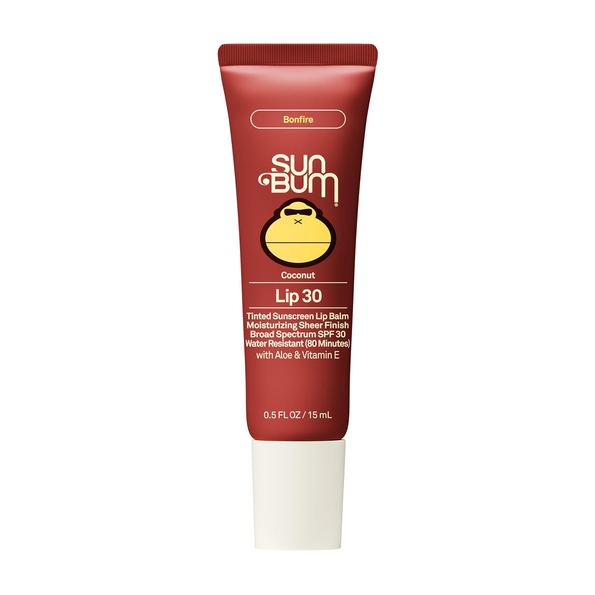 Sun Bum Bonfire front packaging showing SPF 30 and tint benefits