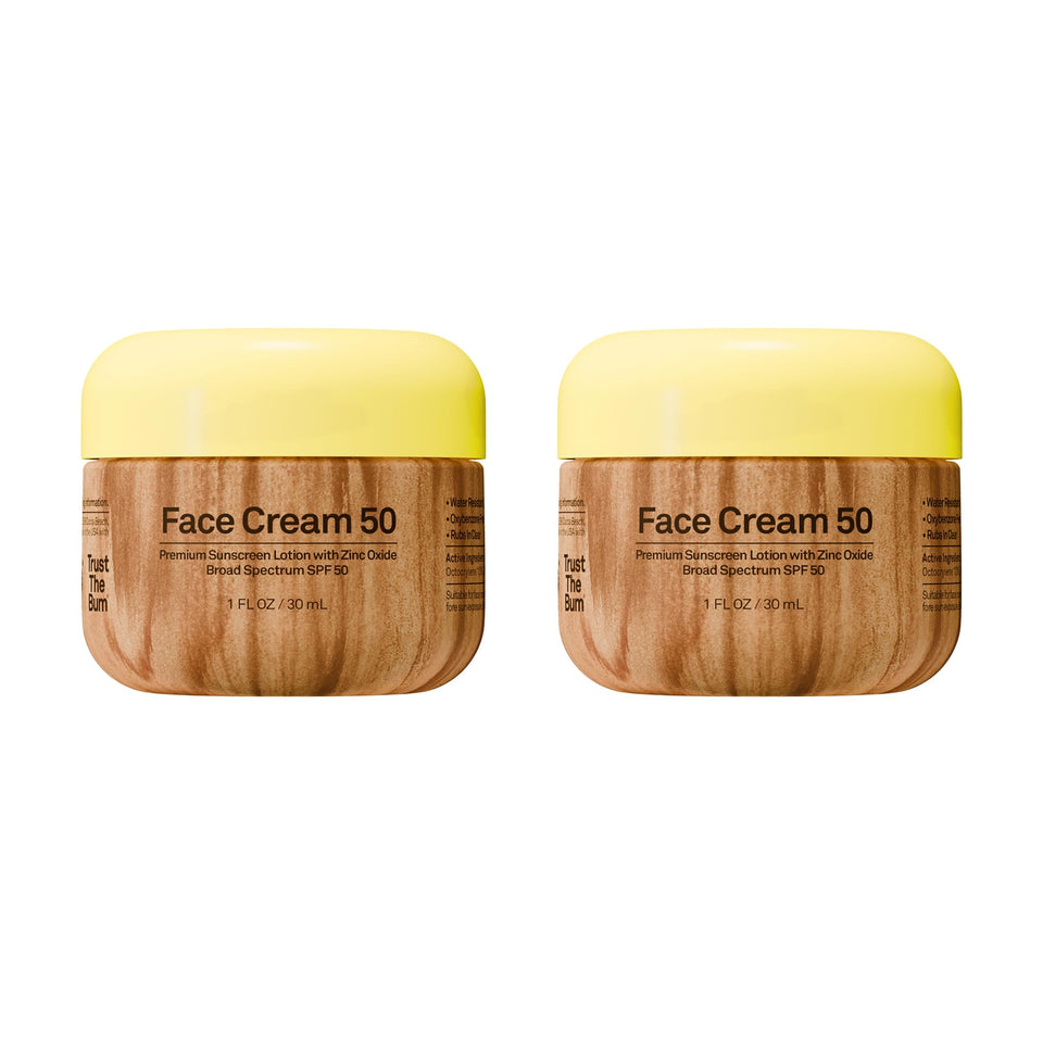 Sun Bum clear zinc front packaging showing SPF50 and benefits