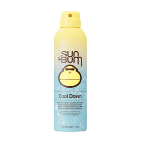 Sun Bum front packaging of Cool Down spray showing label and bottle for quick identification and portability