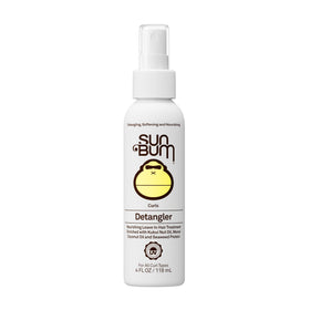 Sun Bum detangler front packaging showing label and 4 oz bottle for easy identification and travel