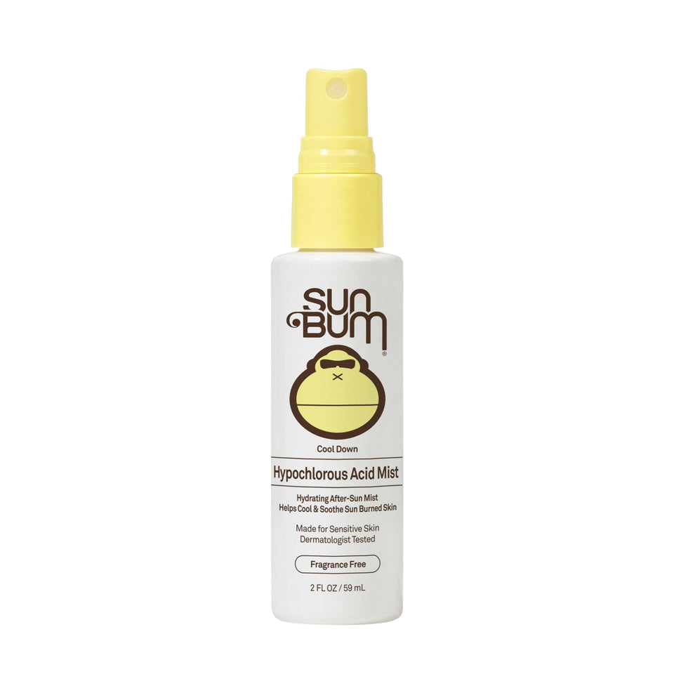 Sun Bum front packaging showing 2 oz mist and easy-carry benefit