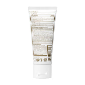 Sun Bum label and ingredients detail highlighting zinc oxide and reef-safe benefit