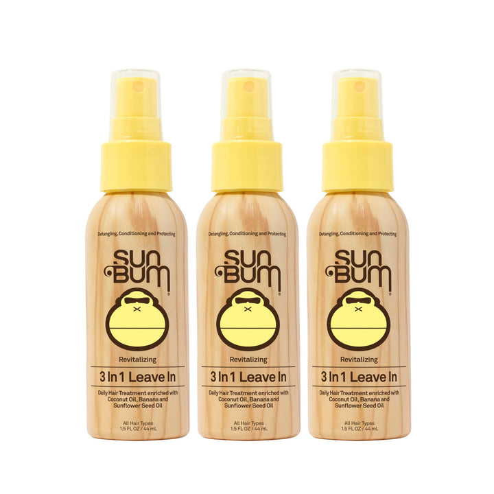 Sun Bum front bottle showing label and product benefits for easy recognition