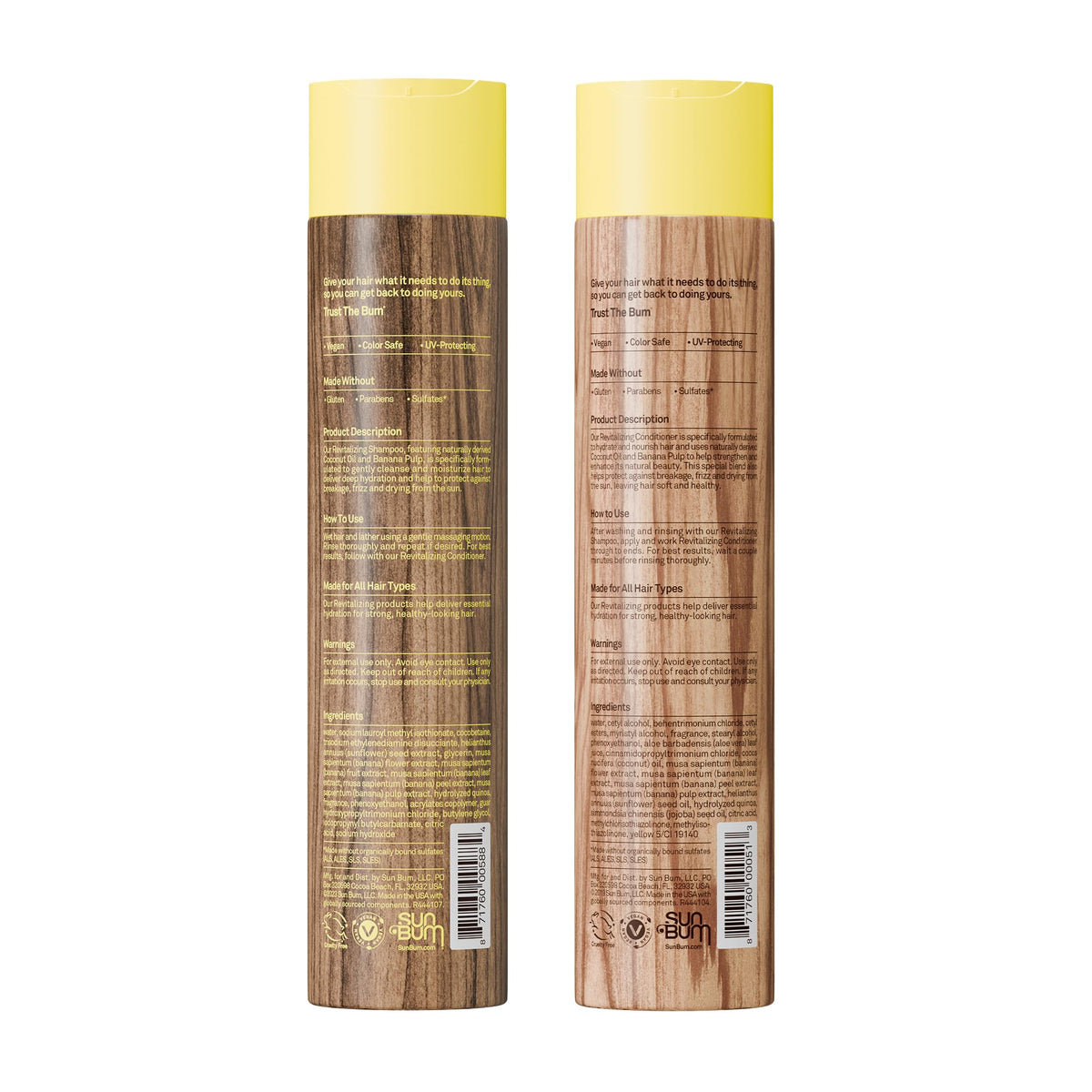 Sun Bum lifestyle beach bathroom with duo near towel signaling UV protection and beach-ready hair