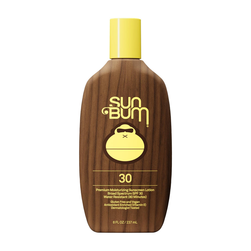 Sun Bum front packaging showing SPF 30 and moisturizing benefits