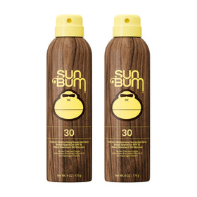 Sun Bum bottle front packaging showing SPF 30 and summer scent benefit