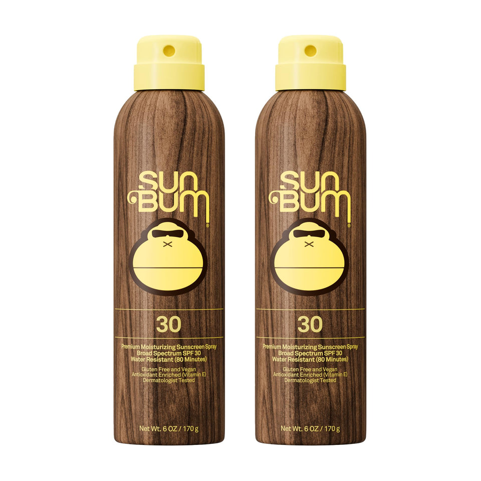 Sun Bum bottle front packaging showing SPF 30 and summer scent benefit