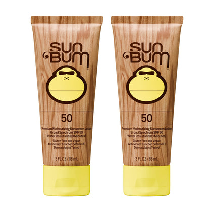 Sun Bum front packaging showing SPF 50 for easy identification and protection