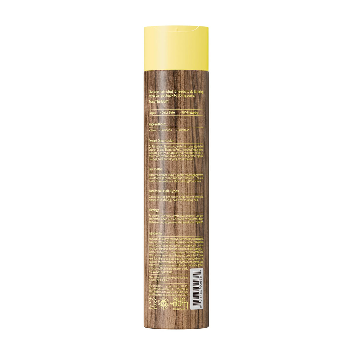 Sun Bum bottle next to beach items showing travel-friendly benefit