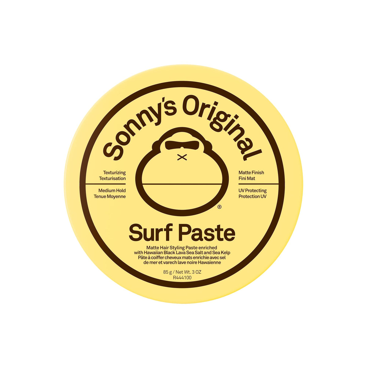 Sun Bum Sonny's surf paste in lifestyle beach scene showing sun-ready styling benefit