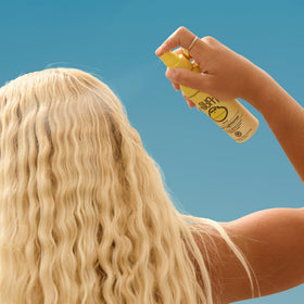 Sun Bum product texture with pineapple and lemon extracts visible