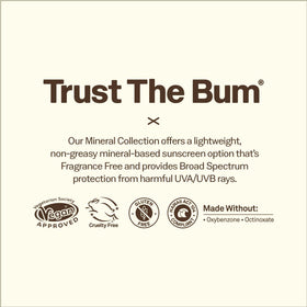 Sun Bum texture close-up displaying silky matte finish and easy blendability