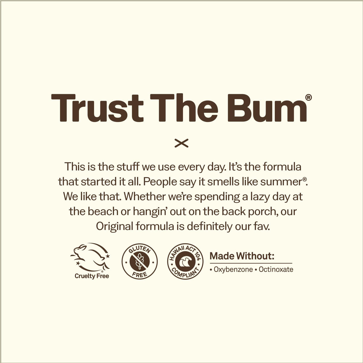 Sun Bum zinc oxide texture closeup demonstrating lightweight, moisturizing finish