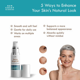 Sun Coast Sciences close-up of serum texture demonstrating lightweight absorption and hydration benefit