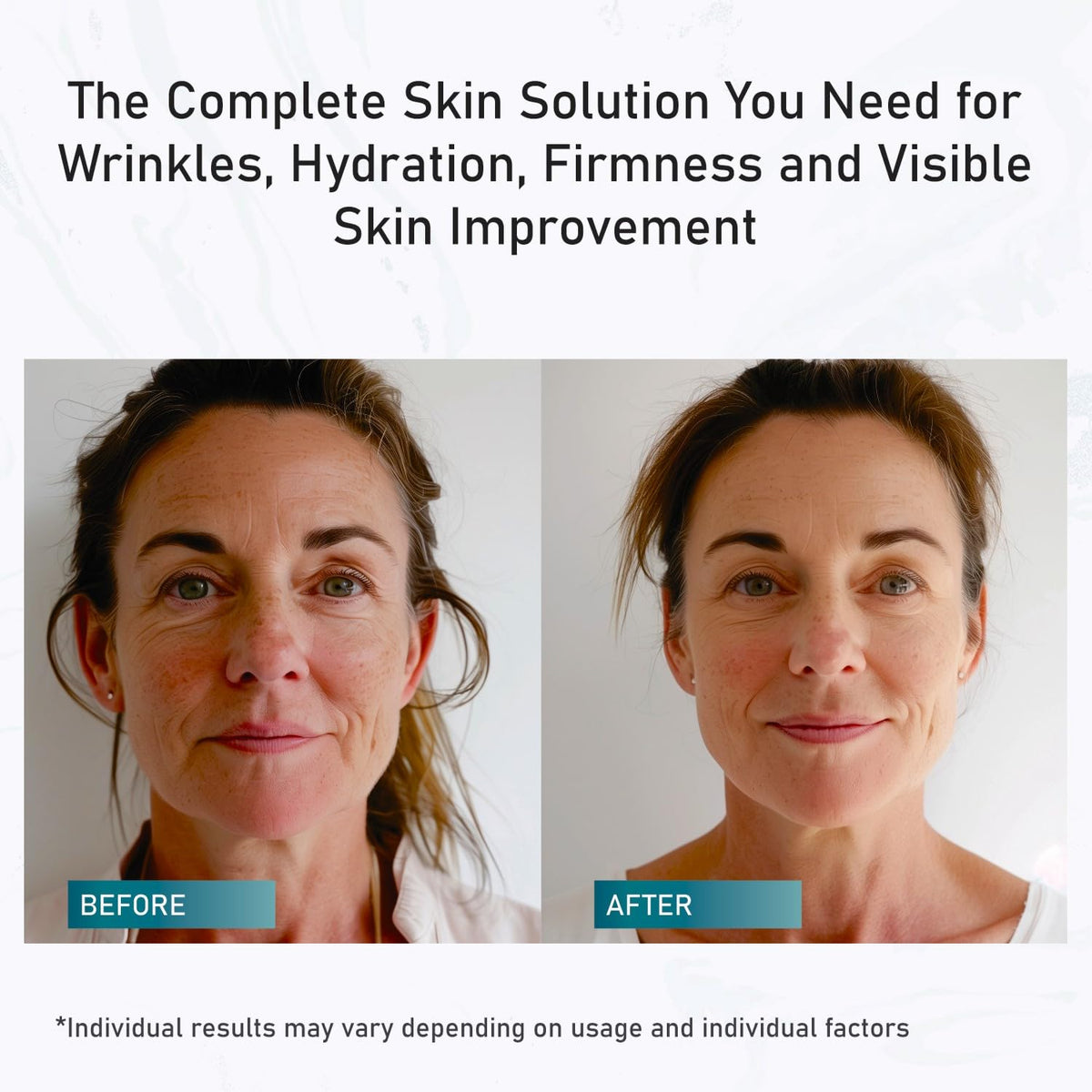 Sun Coast Sciences hyaluronic acid visual highlighting deep hydration and plumping effect