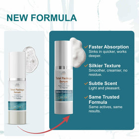 Sun Coast Sciences serum texture closeup highlighting lightweight, non-greasy hydration