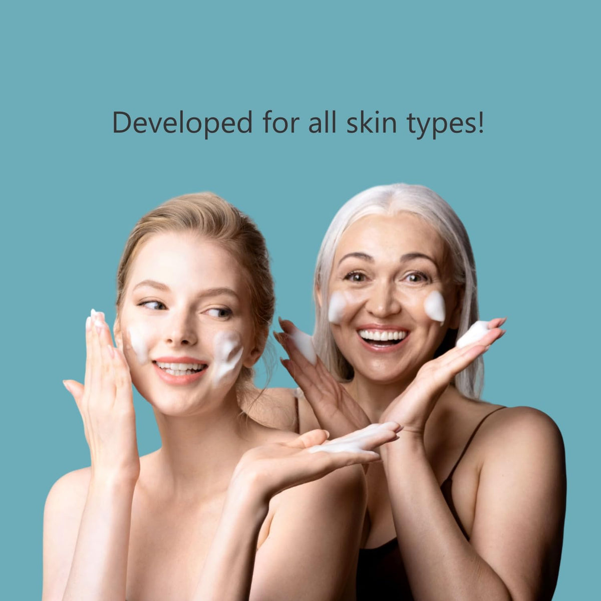 Sun Coast Sciences applied during morning routine demonstrating gentle cleansing and refreshed skin