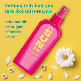 Sun In applied while blow-drying to activate lightening quickly
