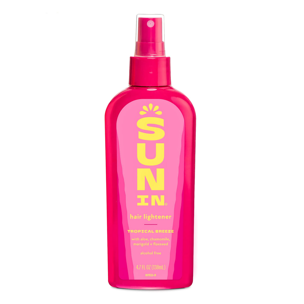 Sun In front packaging showing tropical breeze spray and benefits