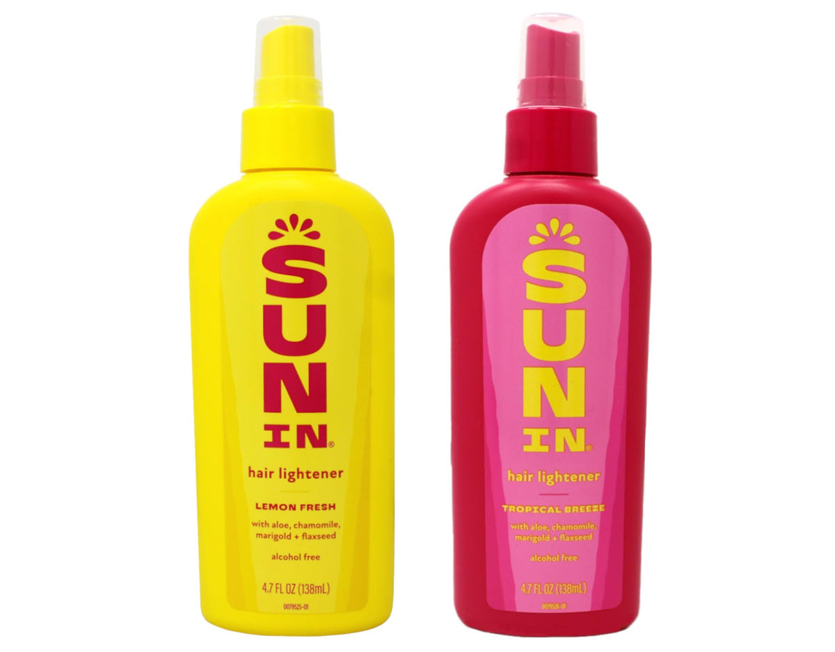 Sun In Tropical Breeze front package showing tropical scent and benefit