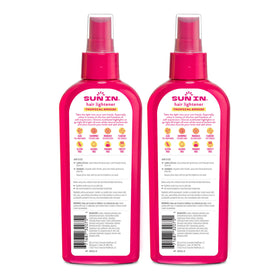Sun In product texture droplet on hand showing lightweight, non-greasy finish