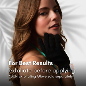 Sun Laboratories by Giesee lifestyle model with bronzed look for event-ready confidence