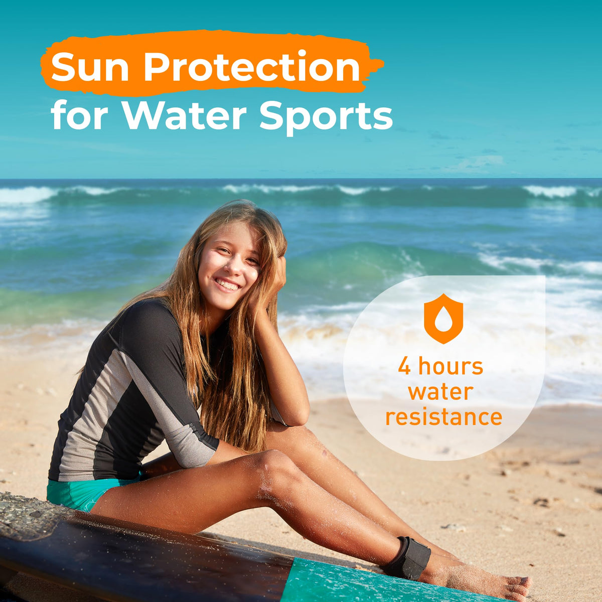 Sun Zapper in a beach setting showing family-friendly outdoor protection benefit