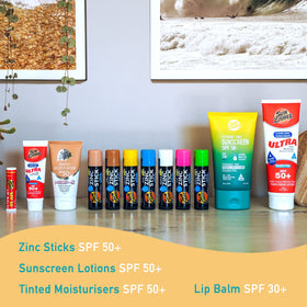 Sun Zapper label and ingredients panel highlighting mineral formulation benefit