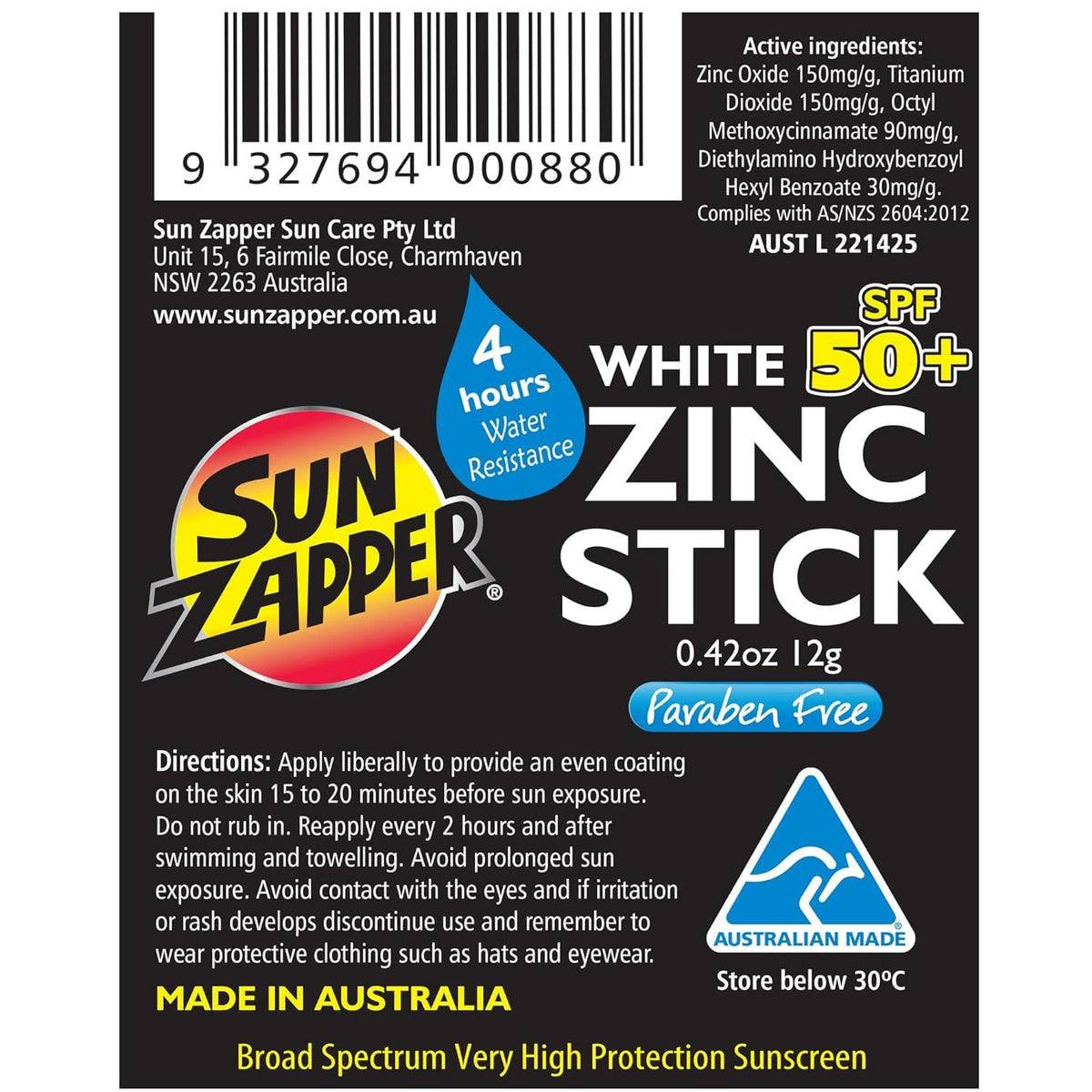 Sun Zapper next to coin illustrating compact travel-size convenience