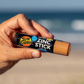 Sun Zapper used by family outdoors demonstrating broad water-resistant protection