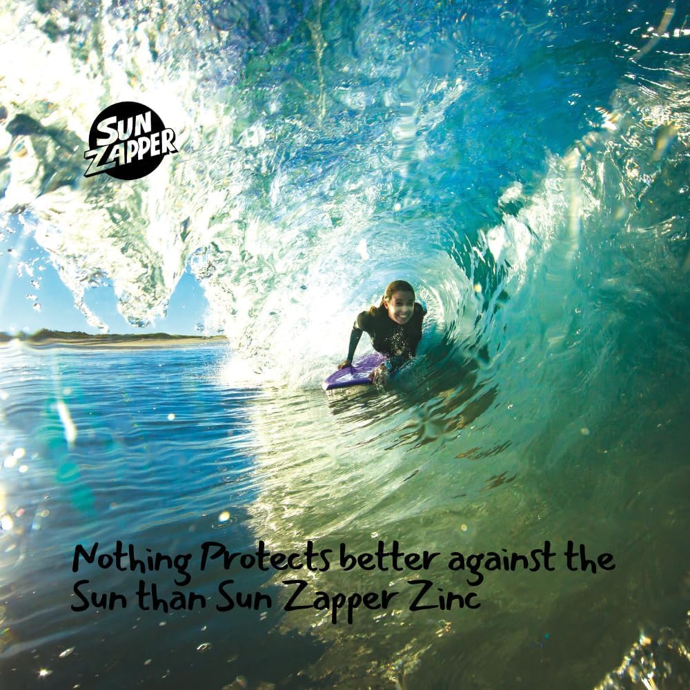 Sun Zapper sticks inside a travel bag ready for leak-free beach trips