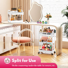 SUNALLY in a vanity lifestyle scene providing neat, stylish organization