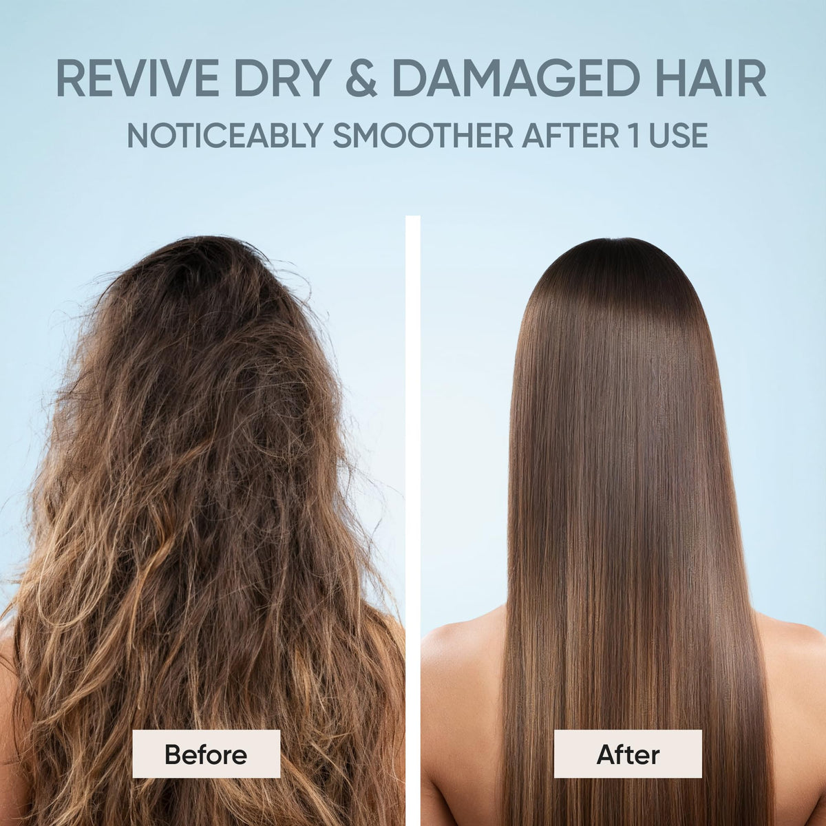 SUNATORIA applying mask to towel-dried hair for deep conditioning
