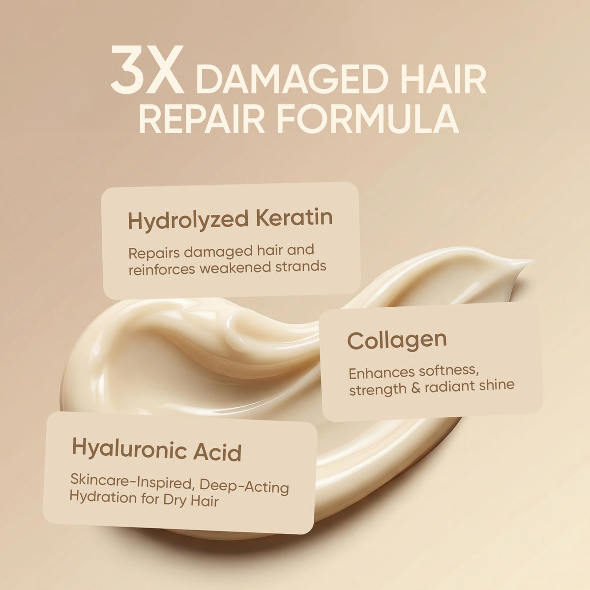 SUNATORIA before and after split ends showing improved strand health