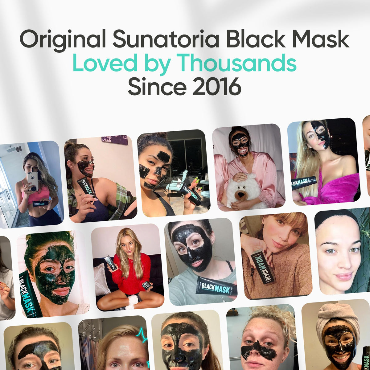 SUNATORIA ingredient label with botanical extracts and vitamin listing for transparency