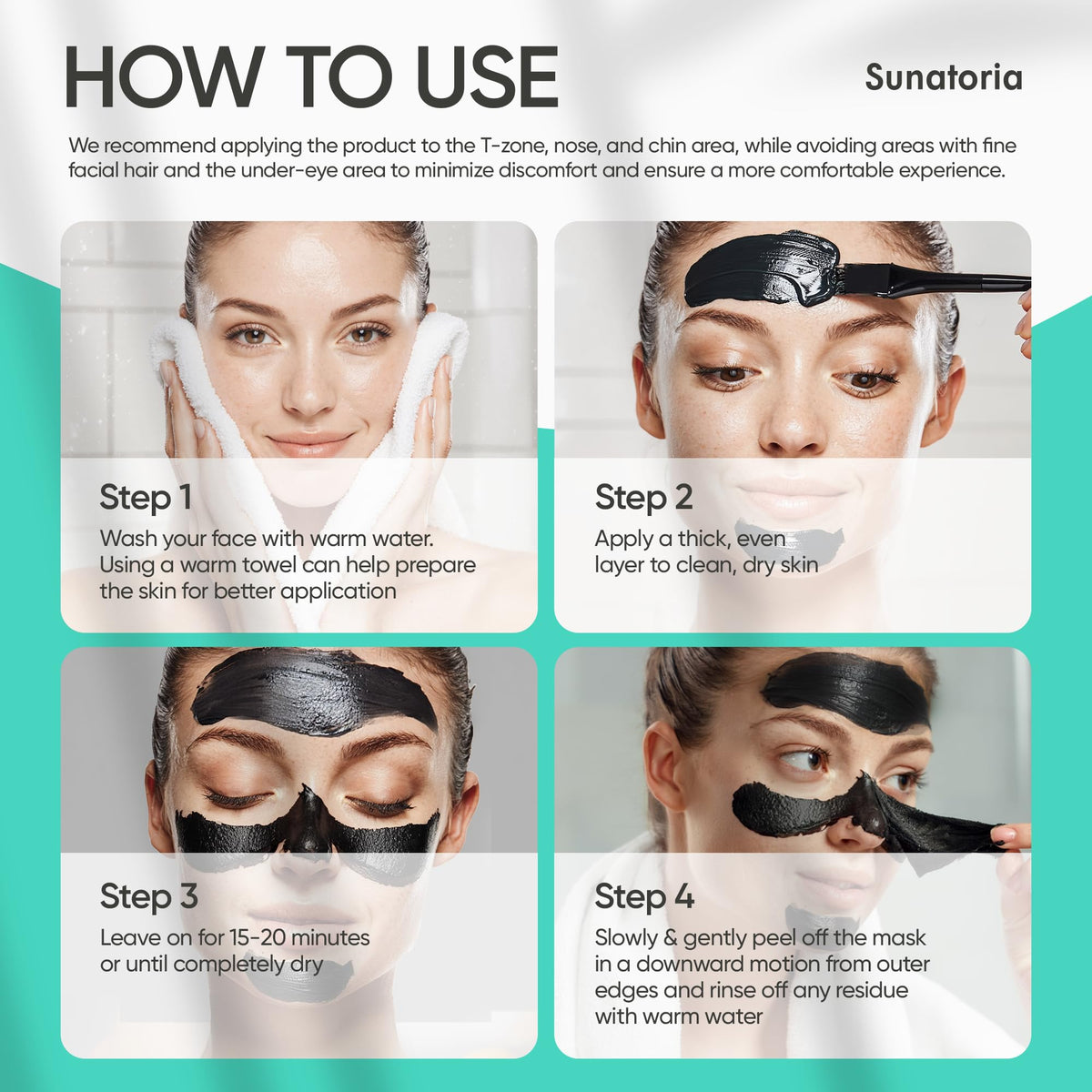 SUNATORIA next to common items to show 2.04 fl oz size and travel convenience