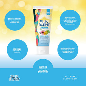Sunburnt used on face in routine to restore moisture and comfort