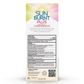 Sunburnt gel open lid texture demonstrating quick-absorbing hydration