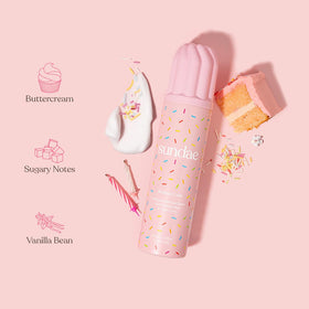 sundae bottle held in hand showing size and travel-friendly convenience