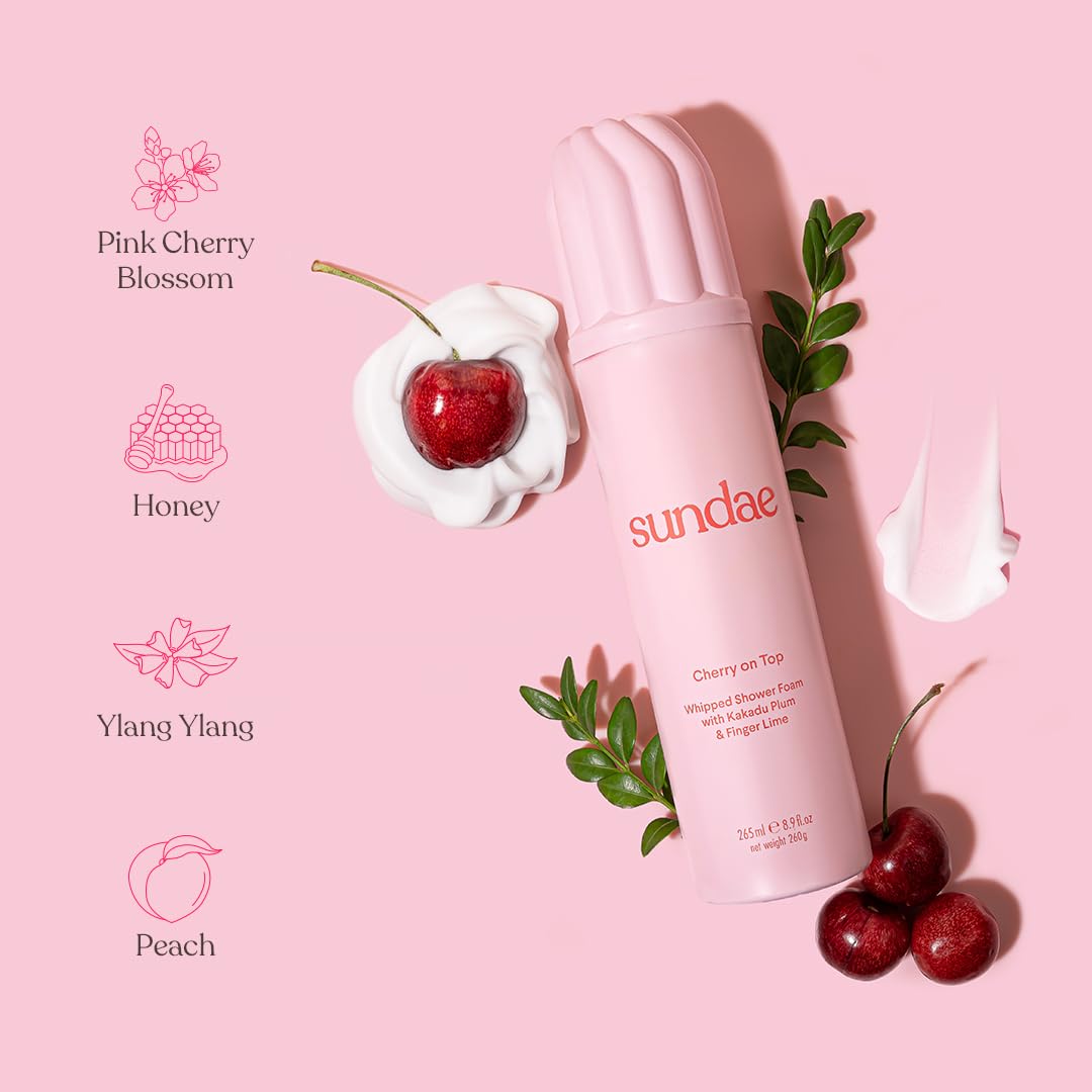 sundae label close-up with Kakadu plum extract callout and natural clarity