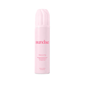 sundae front bottle showing Cherry on Top scent and easy-pump design