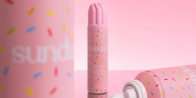 sundae in a shower setting showing gentle daily use and fragrant ambiance