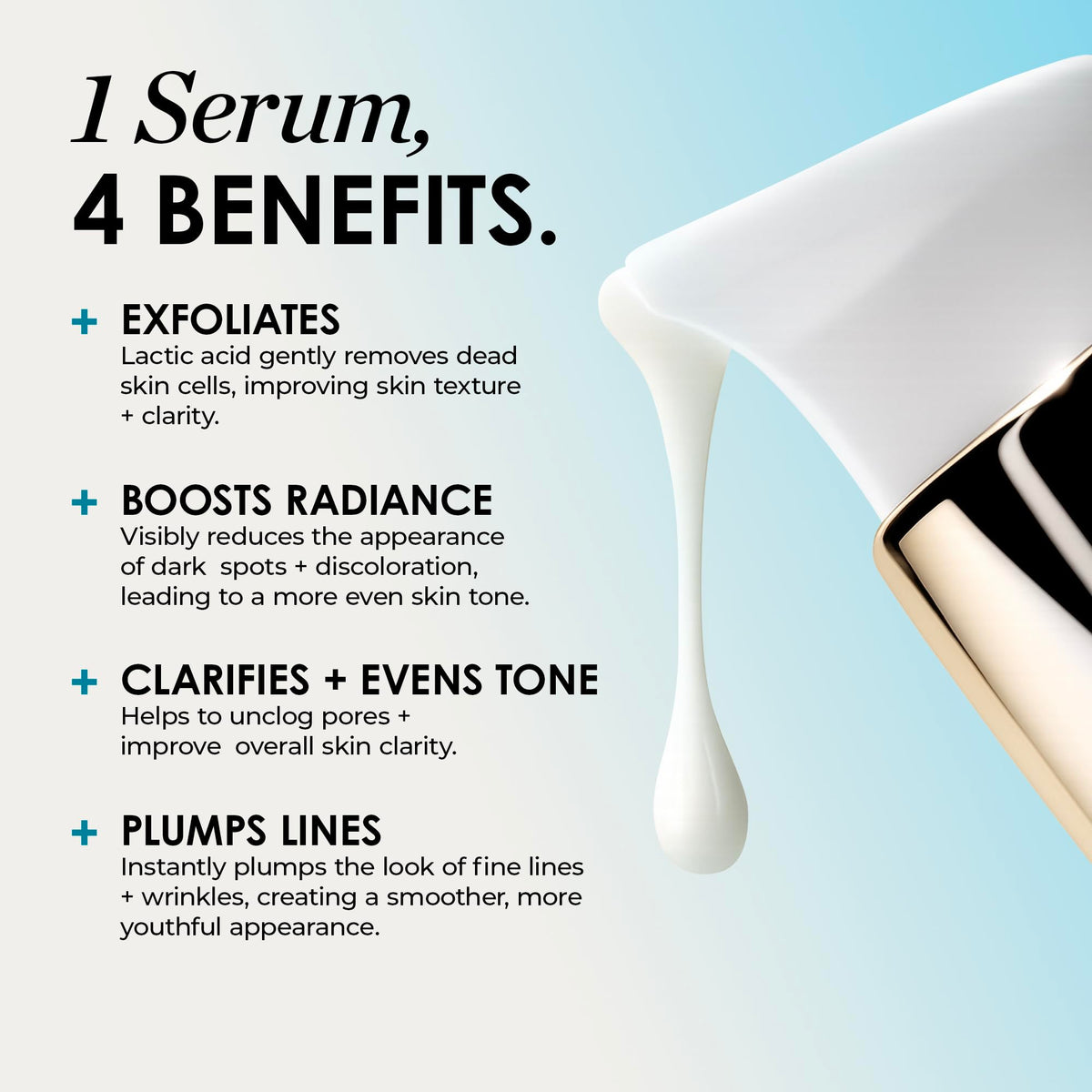 Sunday Riley Good Genes dropper dispensing serum highlighting controlled application benefit