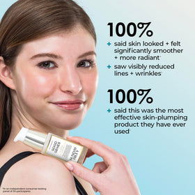 Sunday Riley Good Genes serum on fingertip demonstrating easy application benefit